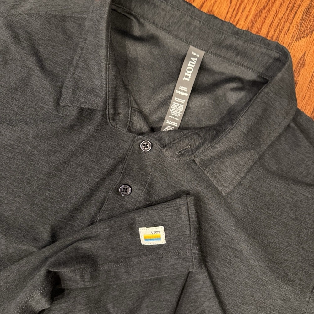 Vuori Charcoal Polo Shirt